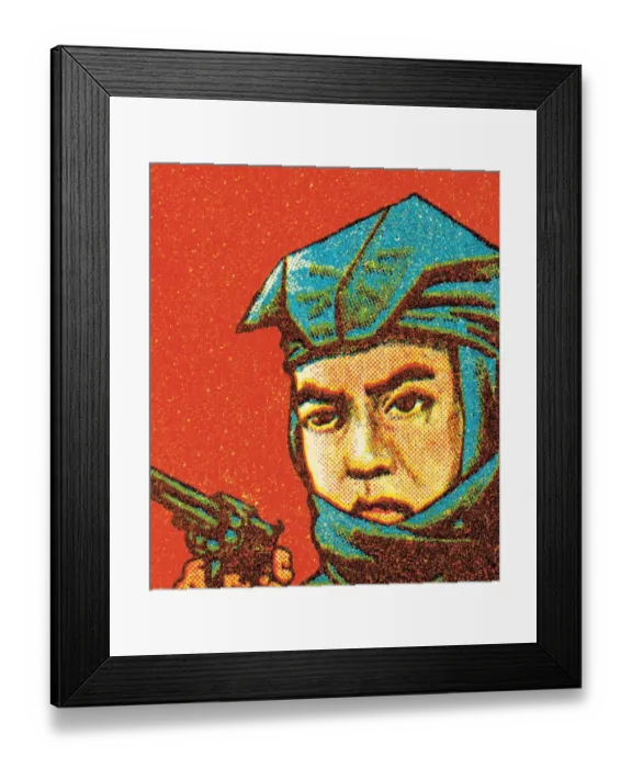 Framed Print : Ninja with gun Framed Print : Ninja with gun