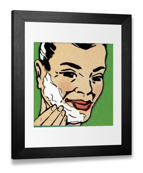 Framed Print : Shaving. http: / / csaimages.com / images / istockprofile / csa_vector_dsp.jpg Framed Print : Shaving. http: / / csaimages.com / images / istockprofile / csa_vector_dsp.jpg