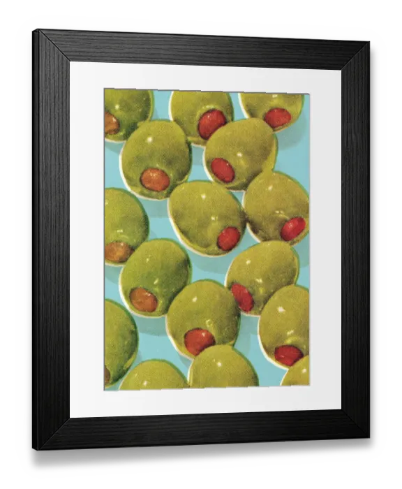 Framed Print : Green olives Framed Print : Green olives