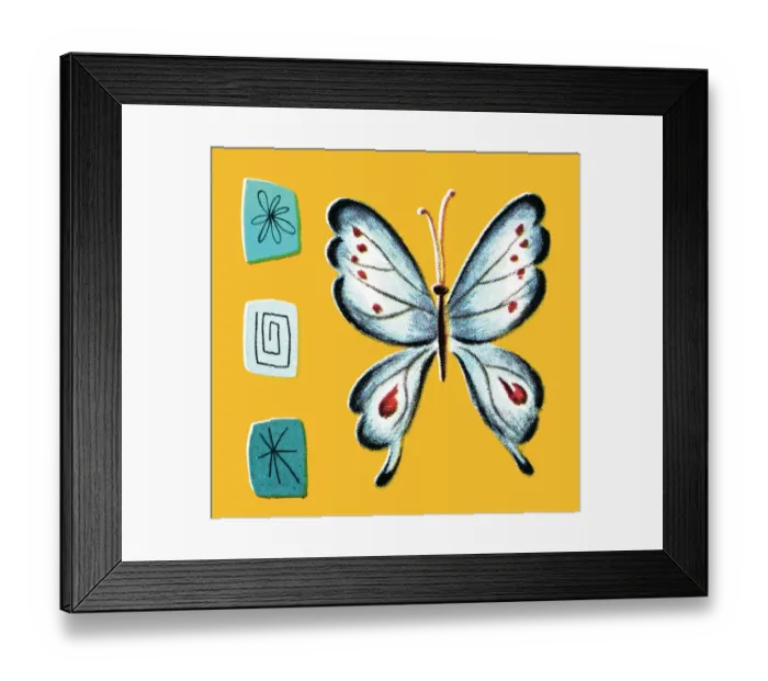 Framed Print : Butterfly pattern Framed Print : Butterfly pattern