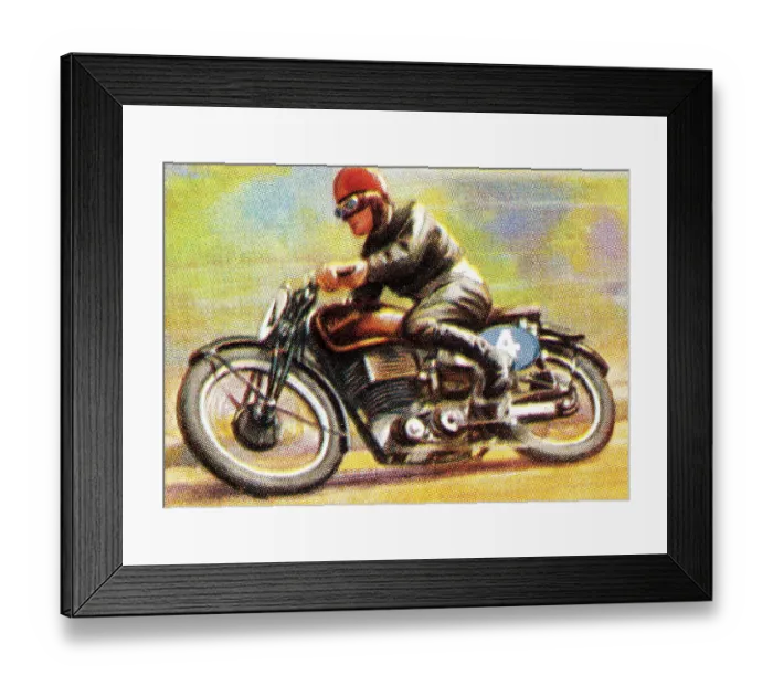 Framed Print : Motorcycle rider Framed Print : Motorcycle rider