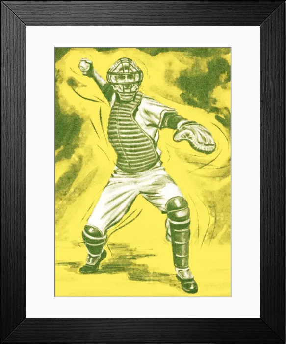 Framed Print : Catcher. http: / / csaimages.com / images / istockprofile / csa_vector_dsp.jpg Framed Print : Catcher. http: / / csaimages.com / images / istockprofile / csa_vector_dsp.jpg