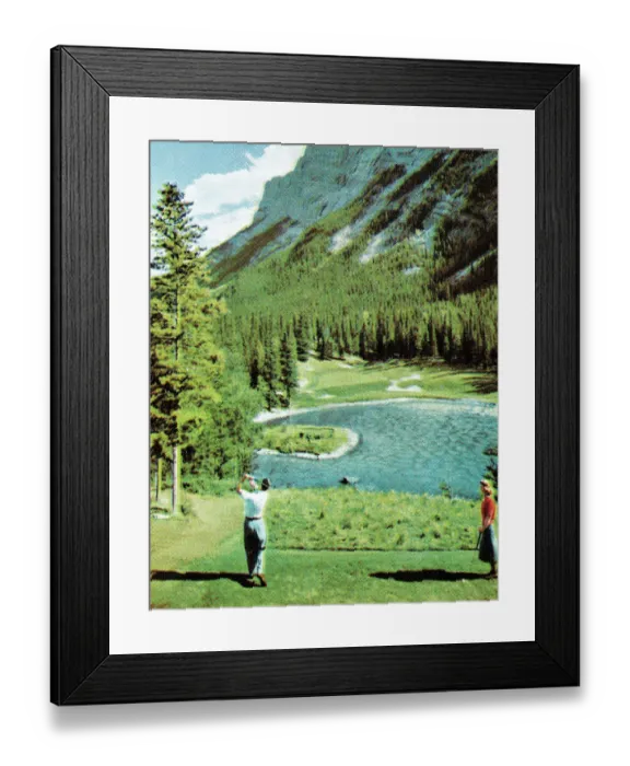Framed Print : Scenic golfing Framed Print : Scenic golfing