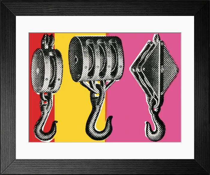 Framed Print : Three hooks Framed Print : Three hooks
