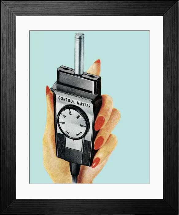 Framed Print : Hand Holding a Controller Framed Print : Hand Holding a Controller