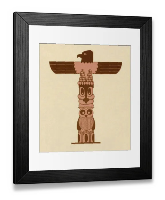 Framed Print : Totem Pole Framed Print : Totem Pole