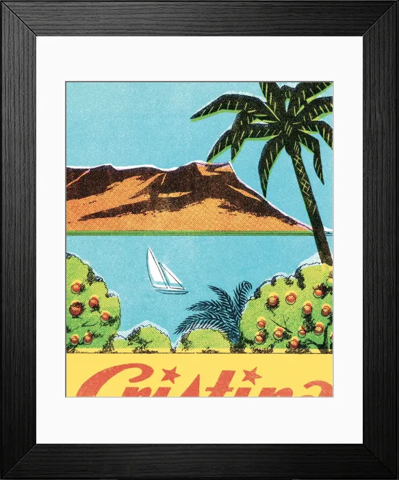 Framed Print : Island view Framed Print : Island view