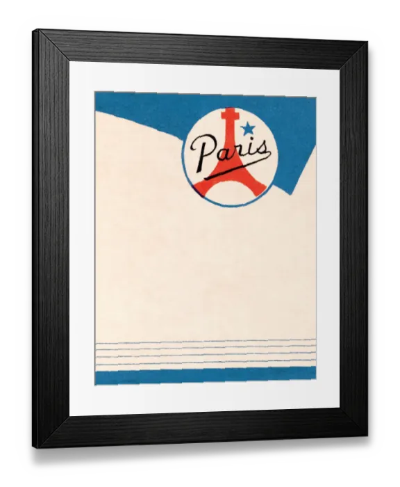 Framed Print : Paris Background Framed Print : Paris Background