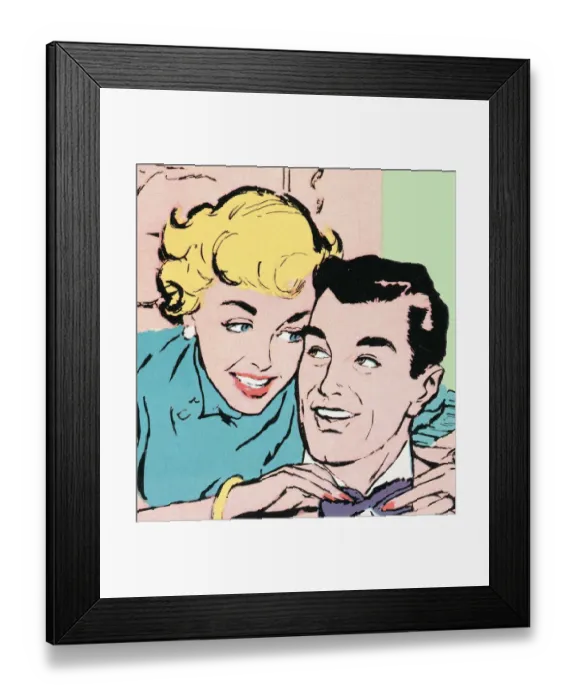 Framed Print : Straightening bow tie