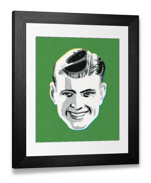 Framed Print : Smiling Man Framed Print : Smiling Man