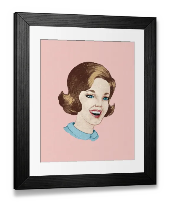Framed Print : Womans face Framed Print : Womans face