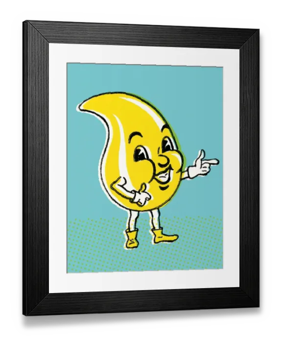 Framed Print : Lemon drop man Framed Print : Lemon drop man