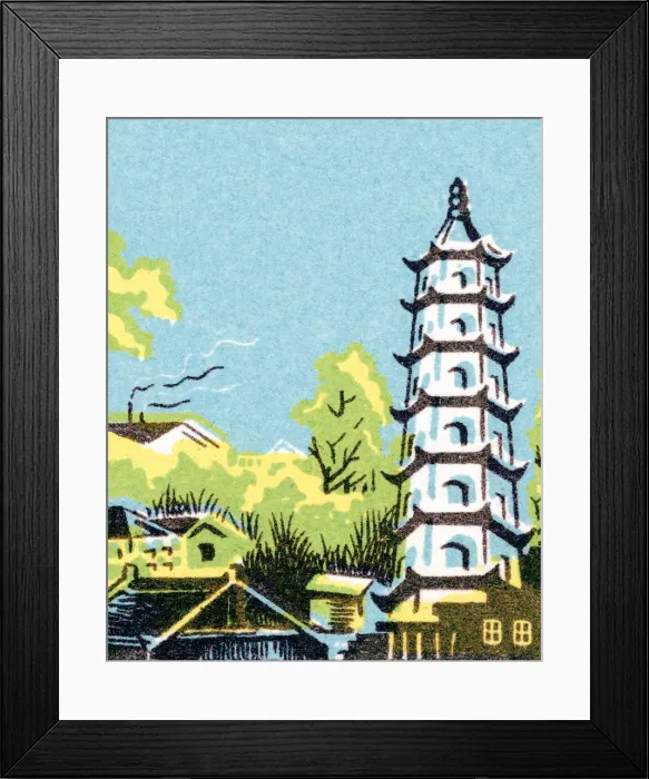 Framed Print : Oriental building Framed Print : Oriental building
