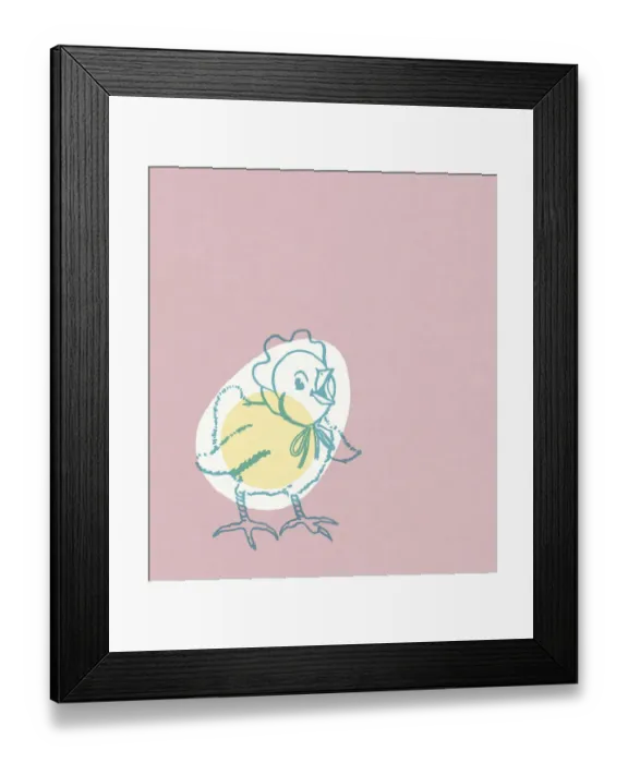 Framed Print : Baby Chick and Egg Framed Print : Baby Chick and Egg