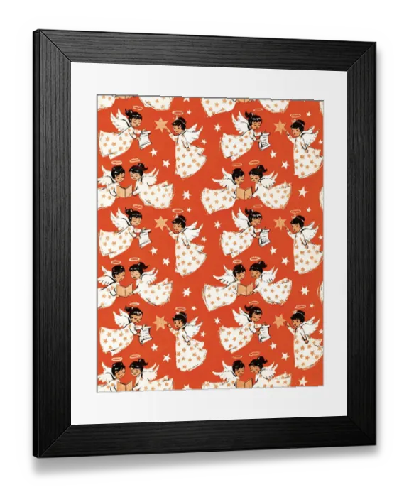 Framed Print : Angel pattern Framed Print : Angel pattern