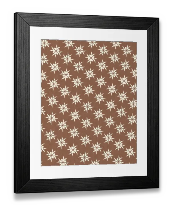 Framed Print : Brown Pattern Framed Print : Brown Pattern