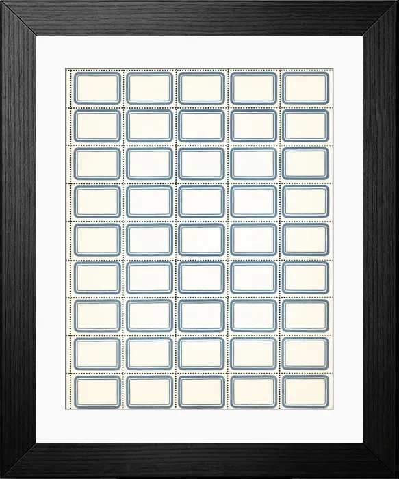 Framed Print : White labels Framed Print : White labels