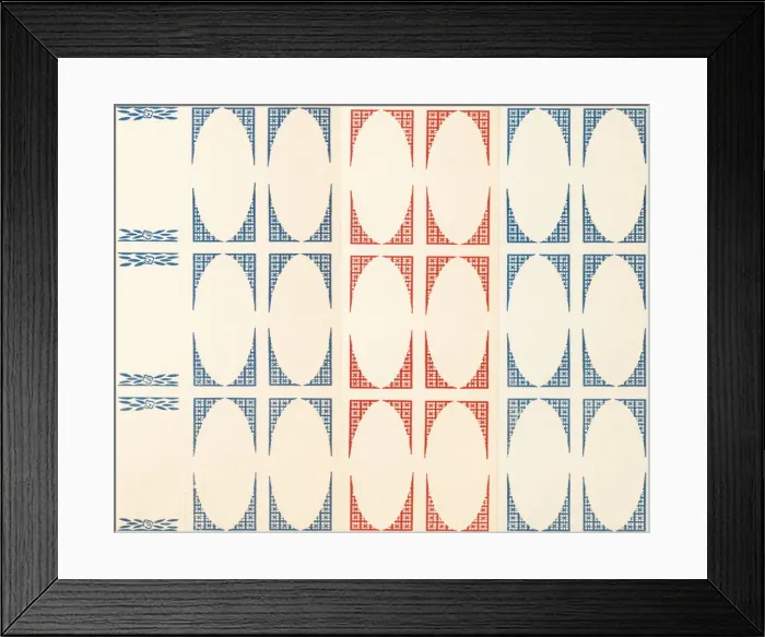 Framed Print : Oval pattern Framed Print : Oval pattern