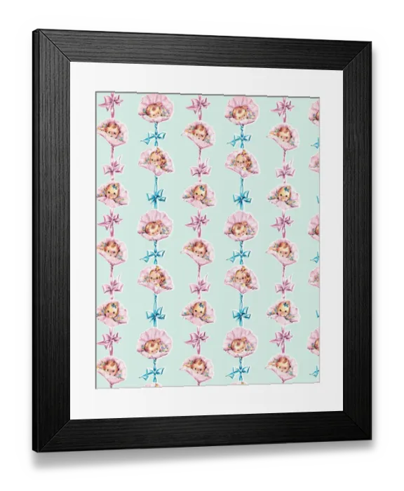 Framed Print : Baby pattern Framed Print : Baby pattern