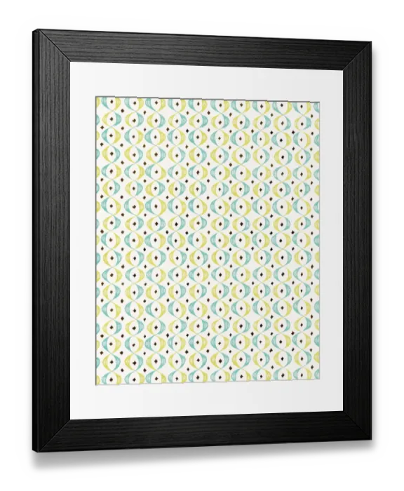 Framed Print : Muted pattern