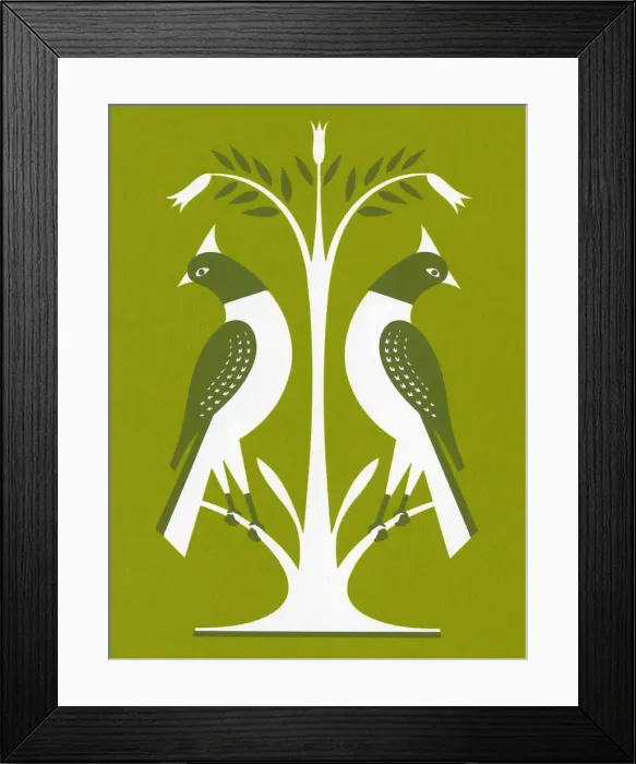 Framed Print : Two Birds in Tree Framed Print : Two Birds in Tree