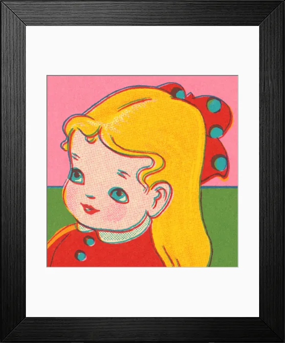 Framed Print : Cute Little Girl Framed Print : Cute Little Girl