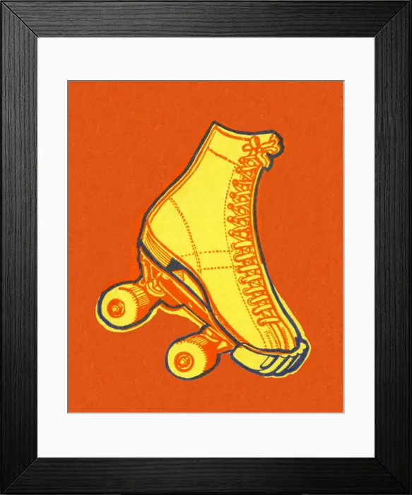 Framed Print : Roller Skate Framed Print : Roller Skate