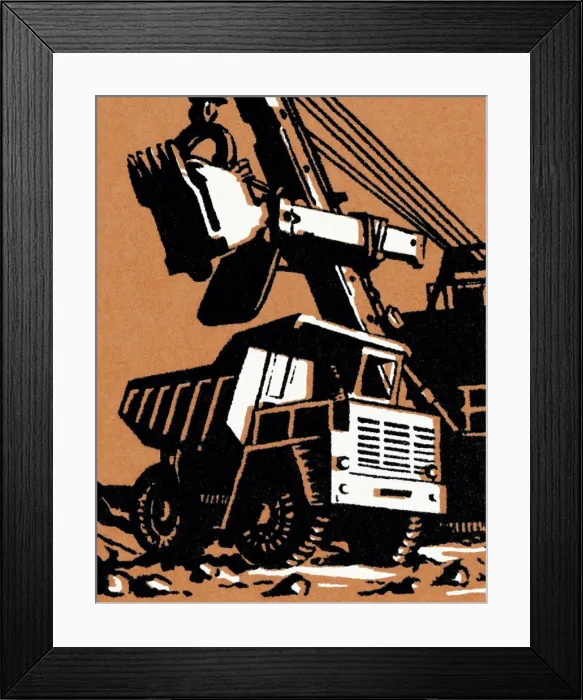Framed Print : Construction Site Framed Print : Construction Site