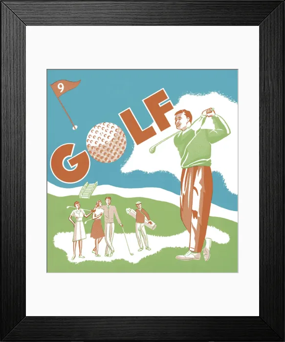 Framed Print : Golf Course Framed Print : Golf Course