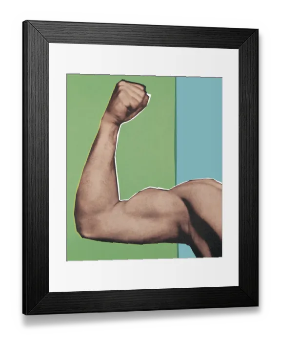 Framed Print : Muscular Arm Framed Print : Muscular Arm