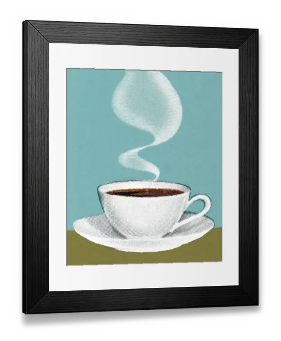 Framed Print : Hot Cup of Coffee Framed Print : Hot Cup of Coffee