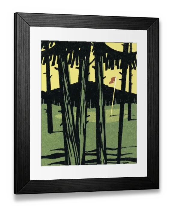 Framed Print : Golf Course Framed Print : Golf Course