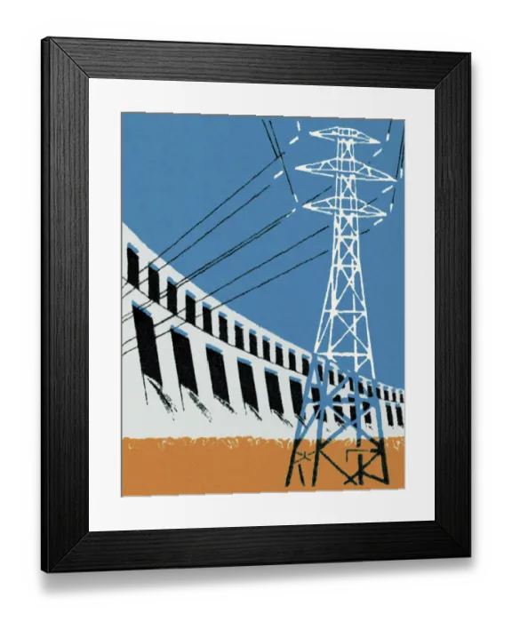 Framed Print : Hydroelectric Power Framed Print : Hydroelectric Power