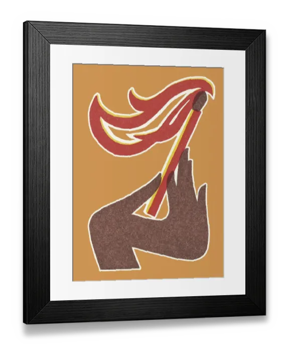 Framed Print : Lit Match. http: / / csaimages.com / images / istockprofile / csa_vector_dsp.jpg Framed Print : Lit Match. http: / / csaimages.com / images / istockprofile / csa_vector_dsp.jpg