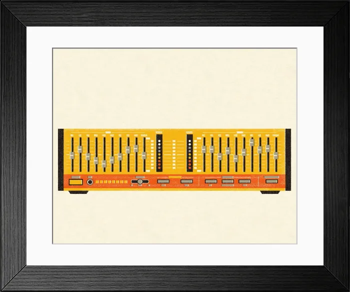 Framed Print : Stereo Equilizer Framed Print : Stereo Equilizer