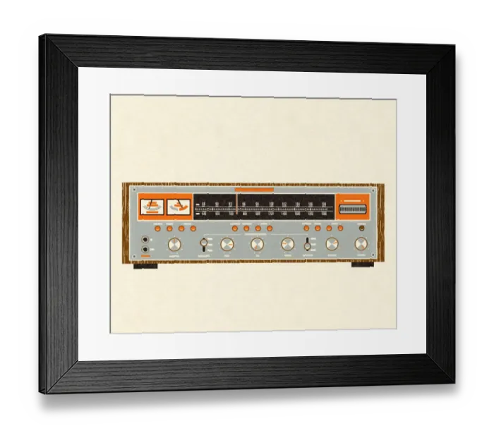 Framed Print : Stereo Componenet Framed Print : Stereo Componenet