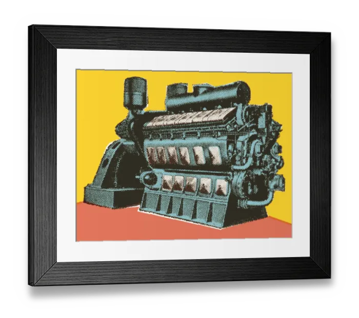 Framed Print : Printing press Framed Print : Printing press