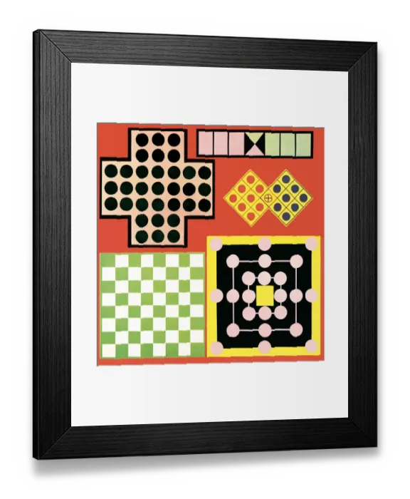 Framed Print : Boardgames Framed Print : Boardgames