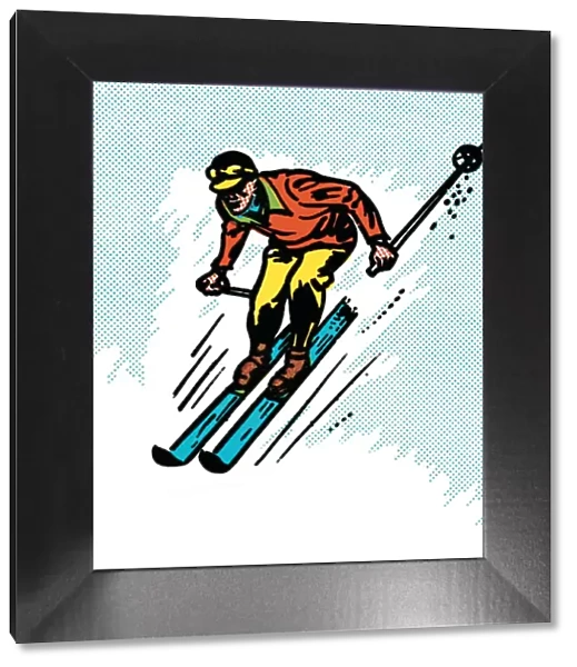 Skier. http: /  / csaimages.com / images / istockprofile / csa_vector_dsp.jpg