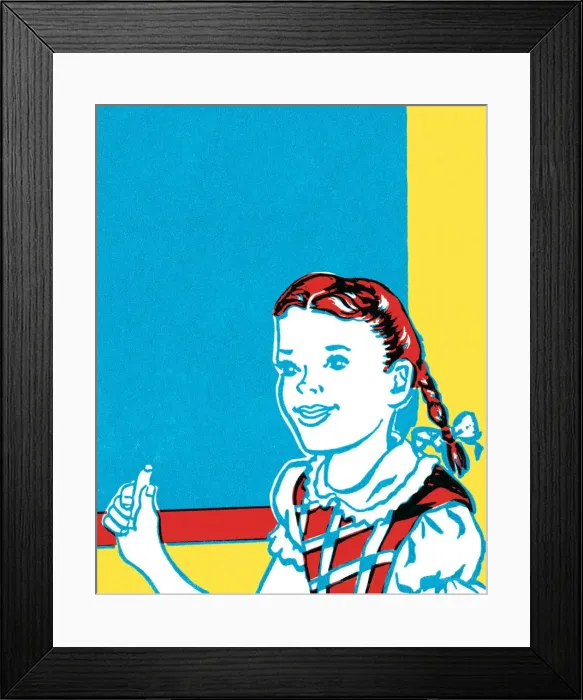 Framed Print : Schoolgirl Framed Print : Schoolgirl