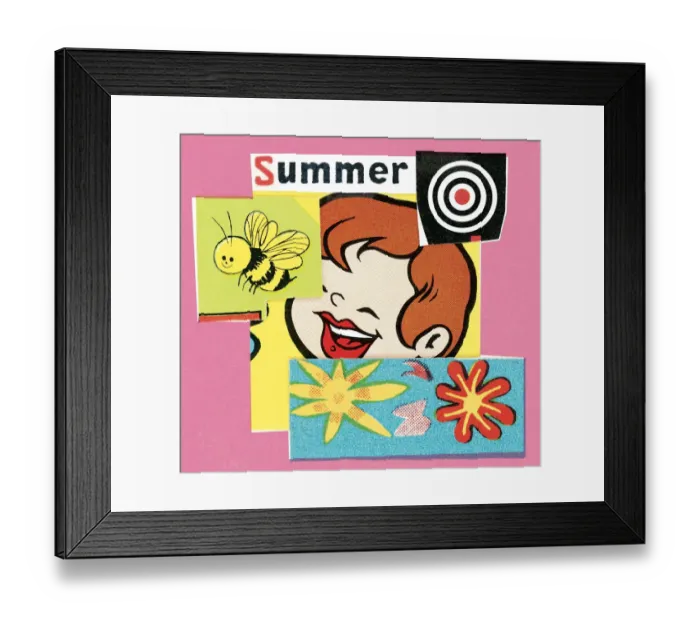 Framed Print : Summertime pattern Framed Print : Summertime pattern