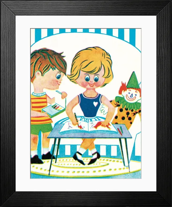 Framed Print : Playtime. http: /  / csaimages.com / images / istockprofile / csa_vector_dsp.jpg
