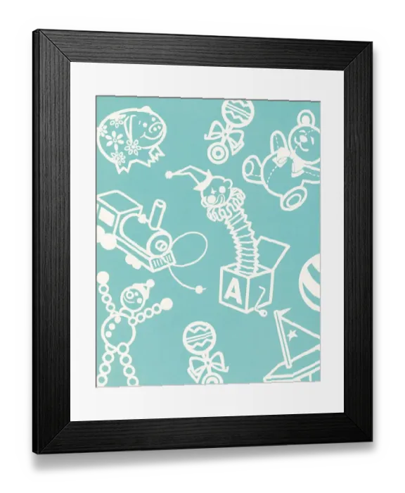 Framed Print : Toy pattern Framed Print : Toy pattern