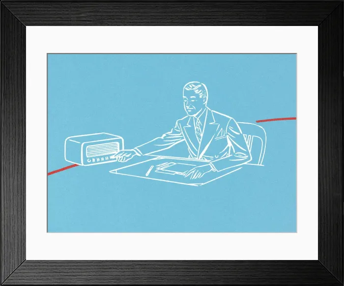 Framed Print : Working man Framed Print : Working man