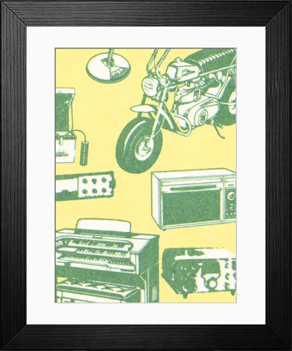 Framed Print : Machinery pattern Framed Print : Machinery pattern
