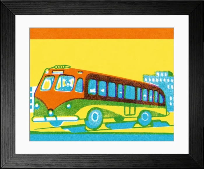 Framed Print : City Bus. http: / / csaimages.com / images / istockprofile / csa_vector_dsp.jpg Framed Print : City Bus. http: / / csaimages.com / images / istockprofile / csa_vector_dsp.jpg