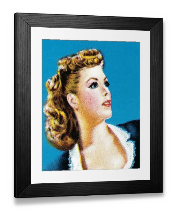 Framed Print : Blond woman Framed Print : Blond woman