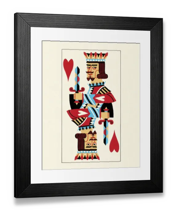 Framed Print : King of Hearts Framed Print : King of Hearts