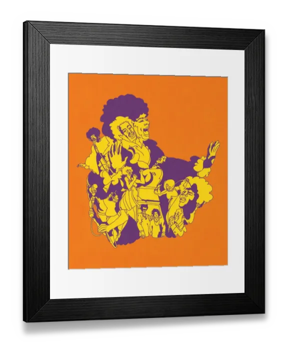 Framed Print : Groovy Singers Framed Print : Groovy Singers