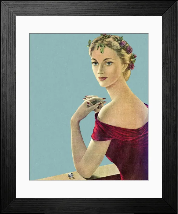 Framed Print : Woman Looking Over Her Shoulder Framed Print : Woman Looking Over Her Shoulder